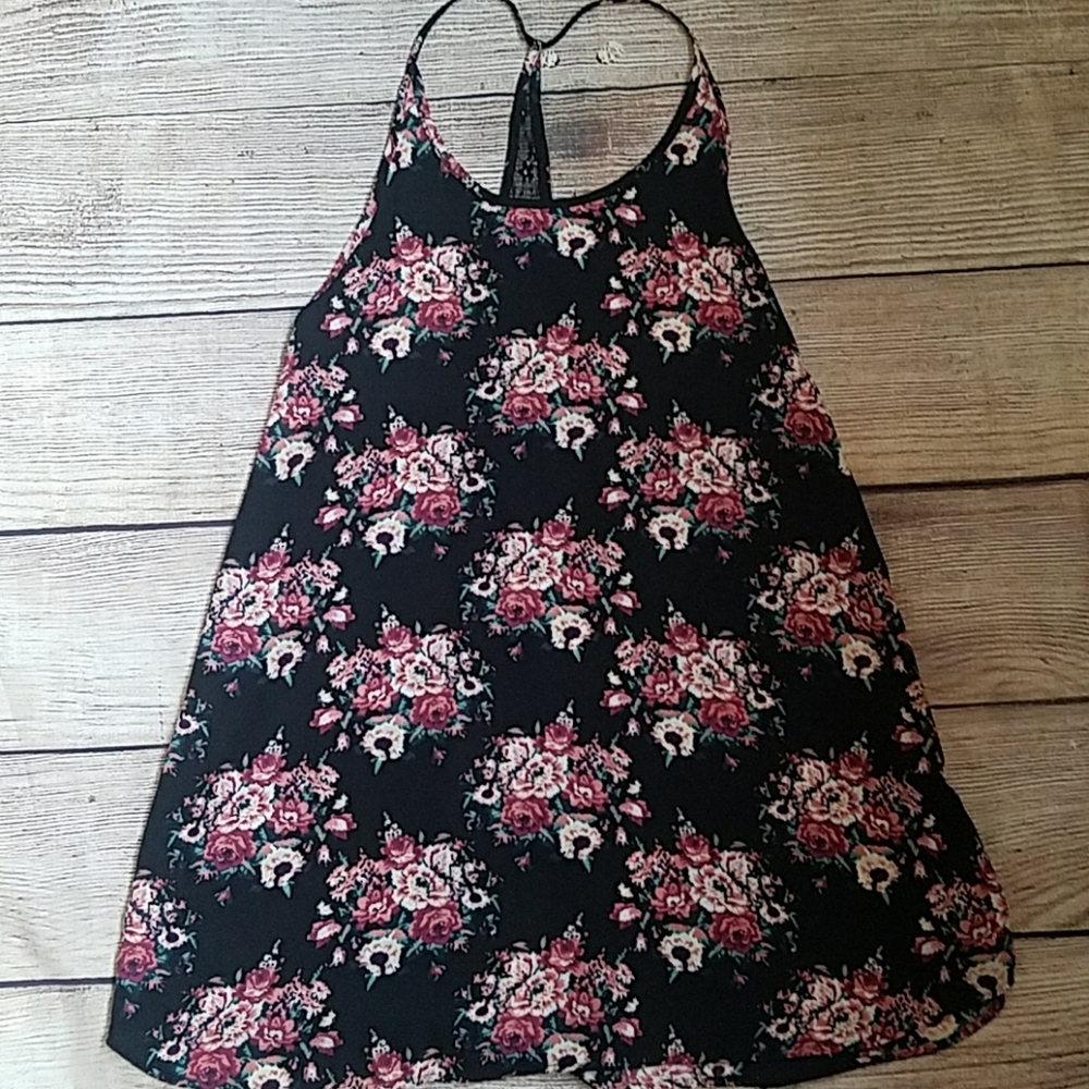 Full Tilt Floral Tank M